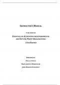 Unlock Success with [Essentials of Accounting for Governmental and Not-for-Profit Organizations,Copley,13e] Solutions Manual for 2023-2024