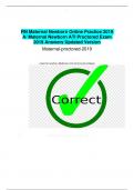 RN Maternal Newborn Online Practice 2019  A/ Maternal Newborn ATI Proctored Exam  2019 Answers Updated Version Maternal-proctored-2019