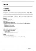 Aqa A-level History 7042/1F May23 Question Paper