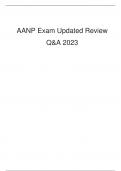 AANP Exam Updated Review Q&A 2023