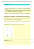 MATH 110 Module 9 Exam Questions and Answers- Portage Learning. questions and answers} (2022/2023) (verified answers)
