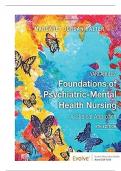 Varcarolis' Foundations of Psychiatric-Mental Health Nursing 9th Edition ISBN-13978-0323697071