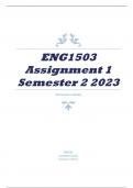 ENG1503 Assignment 1 Semester 2 2023