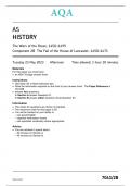 7041-2B-HISTORY-AS- QUESTION PAPER-23May23-PM (2)-The Wars of the Roses, 1450–1499  Component 2B The Fall of the House of Lancaster, 1450–1471.