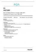 7041-2M-AQA HISTORY-AS-QUESTION PAPER 23 May23-PM-Wars and Welfare: Britain in Transition, 1906–1957  Component 2M Society in Crisis, 1906–1929