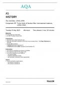 7041-2R-AQA HISTORY-AS-QUESTION PAPER 23May23-PM-The Cold War, c1945–1991  Component 2R To the brink of Nuclear War: international relations,  c1945–1963