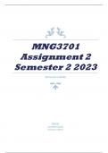 MNG3701 Assignment 2 Semester 2 2023 