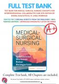 Test Bank For Medical-Surgical Nursing Concepts for Interprofessional Collaborative Care 10th Edition by Donna Ignatavicius, M. Linda Workman 9780323612425 Chapter 1-69 Complete Guide.