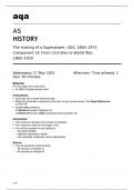 Aqa AS History 7041/1K Question Paper May2023 Final.