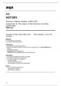 Aqa AS History 7041/2J Question Paper May2023 Verified.