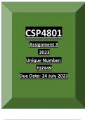 CSP4801 ASSIGNMENT 3 2023