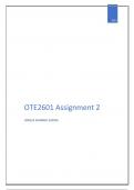 OTE2601 Assessment 2 Due Date 19 July 2023