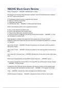 NBDHE Mock Exam Review  Questions & Answers (A+ GRADED ANSWERS VERIFIED 100%)