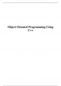 Class notes Object Oriented Programming  