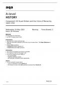 Aqa History A-level 7042-1D Question Paper May2023 