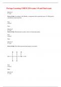 Portage Learning CHEM 210 exams 1-8 and final exam, Questions and Answers (100% Verified & A+ Graded)