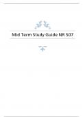 Mid Term Study Guide NR 507