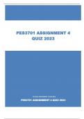 PES3701 ASSIGNMENT 4 QUIZ 2023