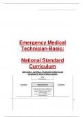          Emergency Medical Technician-Basic:  National Standard Curriculum