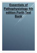 Test Bank for Essentials of Pathophysiology 4th edition 2024 latest updated by Porth 