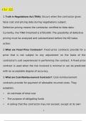 CLC 222 Module 1,2,3,4,5,6 BUNDLE ExamS Contract Monitoring Performance Questions and Answers 2023 (Verified Answers by Expert)