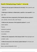 Test Bank - Gould's Pathophysiology for the Health Professions, 7th Edition (VanMeter 2023) Chapter  7 Questions and Answers Latest (2023 / 2024) (Verified Answers)