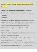 Test Bank - Gould's Pathophysiology for the Health Professions, 7th Edition (VanMeter 2023) Chapter  9 Questions and Answers Latest (2023 / 2024) (Verified Answers)