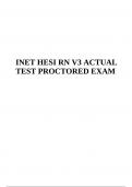 INET HESI RN V3 ACTUAL TEST | PROCTORED EXAM | LATEST QUESTIONS WITH CORRECT ANSWERS