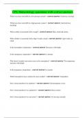 CPL Meteorology questions with correct answers