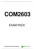 COM2603  EXAM PACK 2024