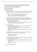 Edexcel-A Economics: Theme 2 (Macroeconomics) Comprehensive A* Revision Notes