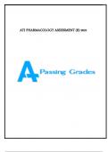 ATI PHARMACOLOGY PROCTORED ASSESSMENT SOLUTION PACK FINALSA+ GRADED// WITH CORRECT VERIFIED ANSWERS!!!