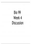 Bio 99 Week 4 Discussion