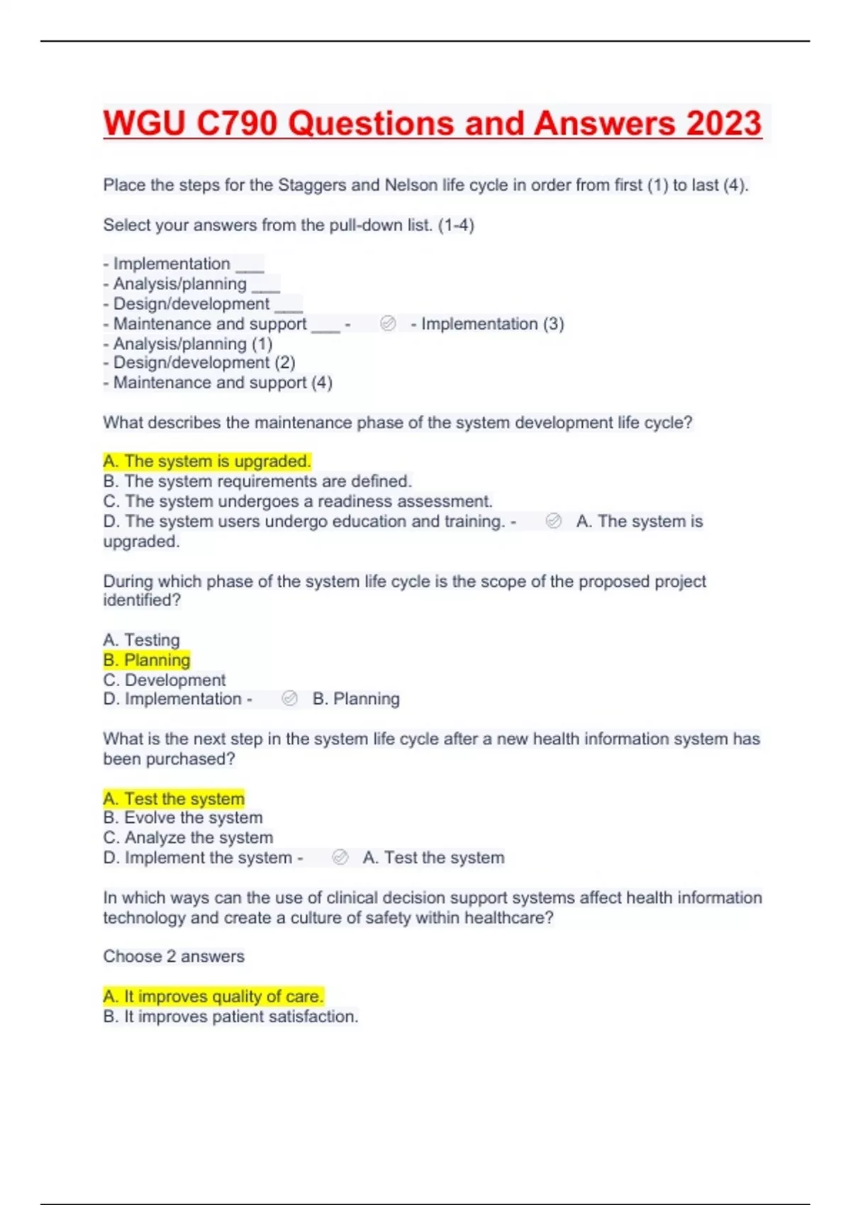 WGU C790 Questions And Answers 2023 C790 Stuvia US   64ba3a58cab36 3103261 1200 1700.webp