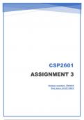 CSP2601 ASSIGNMENT 3 2023