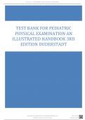 Test Bank For Pediatric Physical Examination An Illustrated Handbook 3rd Edition Duderstadt 