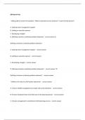 DRII Exam Prep questions and 100% correct answers