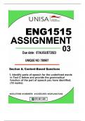 ENG1515 ASSIGNMENT 03DUE 07AUGUST 2023