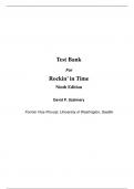 Test Bank For Rockin' In Time 9th Edition - 9780137556786