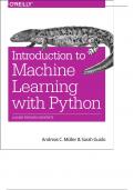 Introduction to Machine Learning with Python.