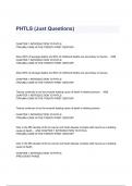 PHTLS (Just Questions & Answers 2023 ( A+ GRADED 100% VERIFIED)