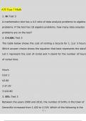 ATI TEAS 7 Math-Questions&Answers 2023 Latest Update TO BOOST YOUR GRADES