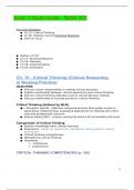 Exam 3 Study Guide - NUSA 201