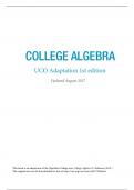 College Algebra Autor Jay Abramson