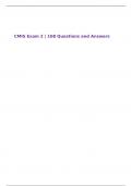 CMIS Exam 2 | 108 Questions and Answers