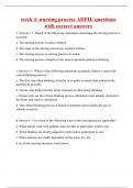 week 4- nursing process ADPIE questions with correct answers