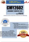 CMY2602 Assignment 1 Full Solutions Semester 2 2024 (779651) - DUE 19 August 2024