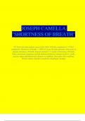 JOSEPH CAMELLA "SHORTNESS OF BREATH"
