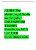 Exam (elaborations) ABMDI/ ABMDI Registry/   ABMDI Demonstrating /ABMDI Evidence /ABMDI Trace  /ABMDI .Death Investigator