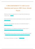 C208 ASSESSMENT V2 with Correct Questions and Answers 100% Score. Already Passed